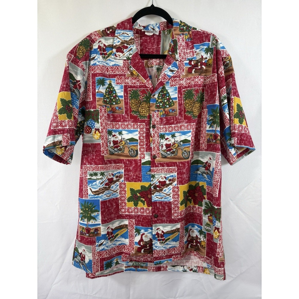 Pacific Legend hawaiian shirt size xl tropical santa christmas